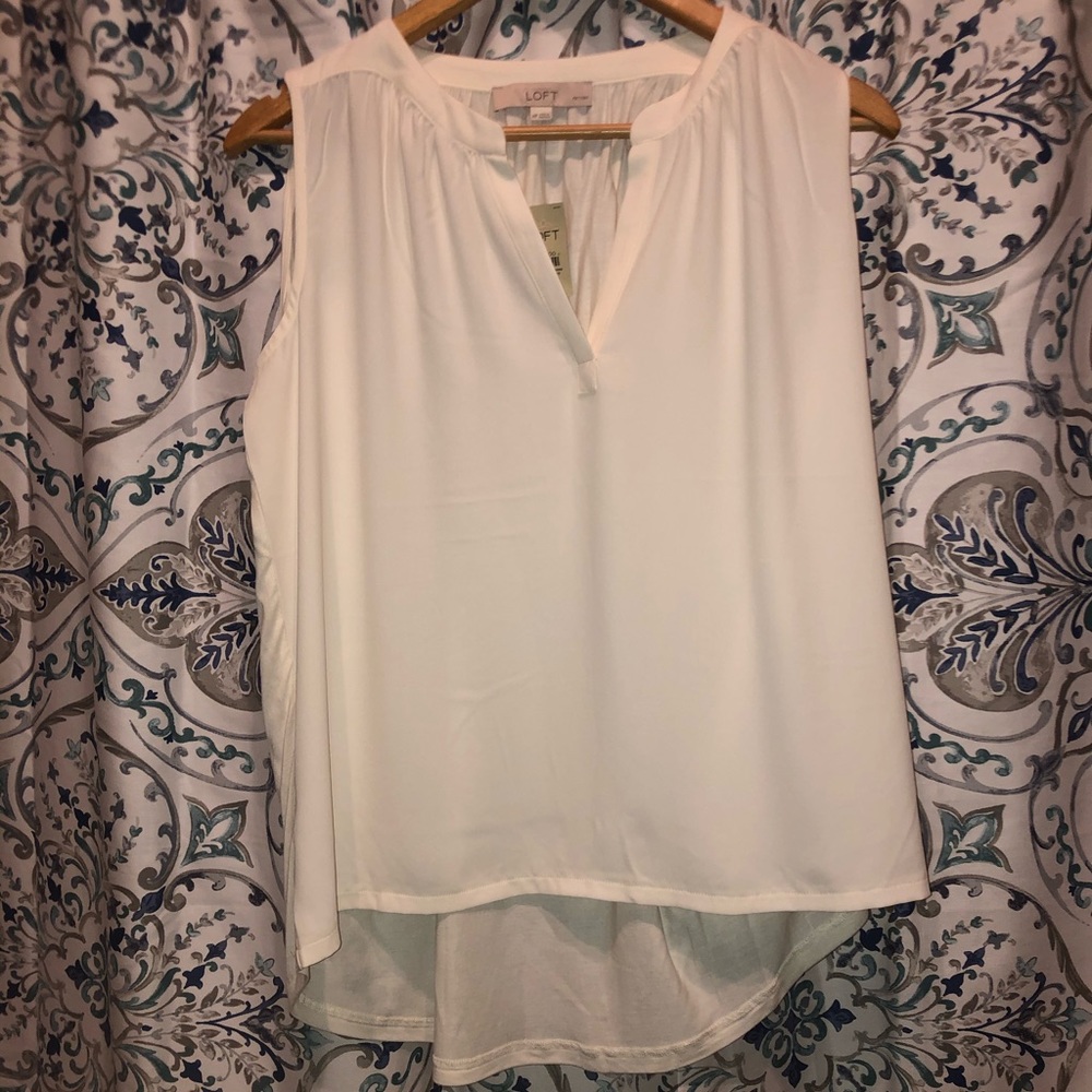 Women’s Loft sleeveless blouse